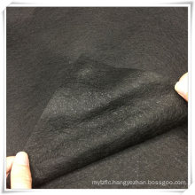 Black Needle Punched PP Polypropylene Non Woven Clothing Lining Fabric